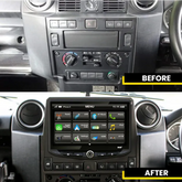 Land Rover Defender 2007-2016 10" Car Stereo Apple CarPlay Android Auto DAB Enhanced Off-Road & Performance Gauges with Fitting Kit